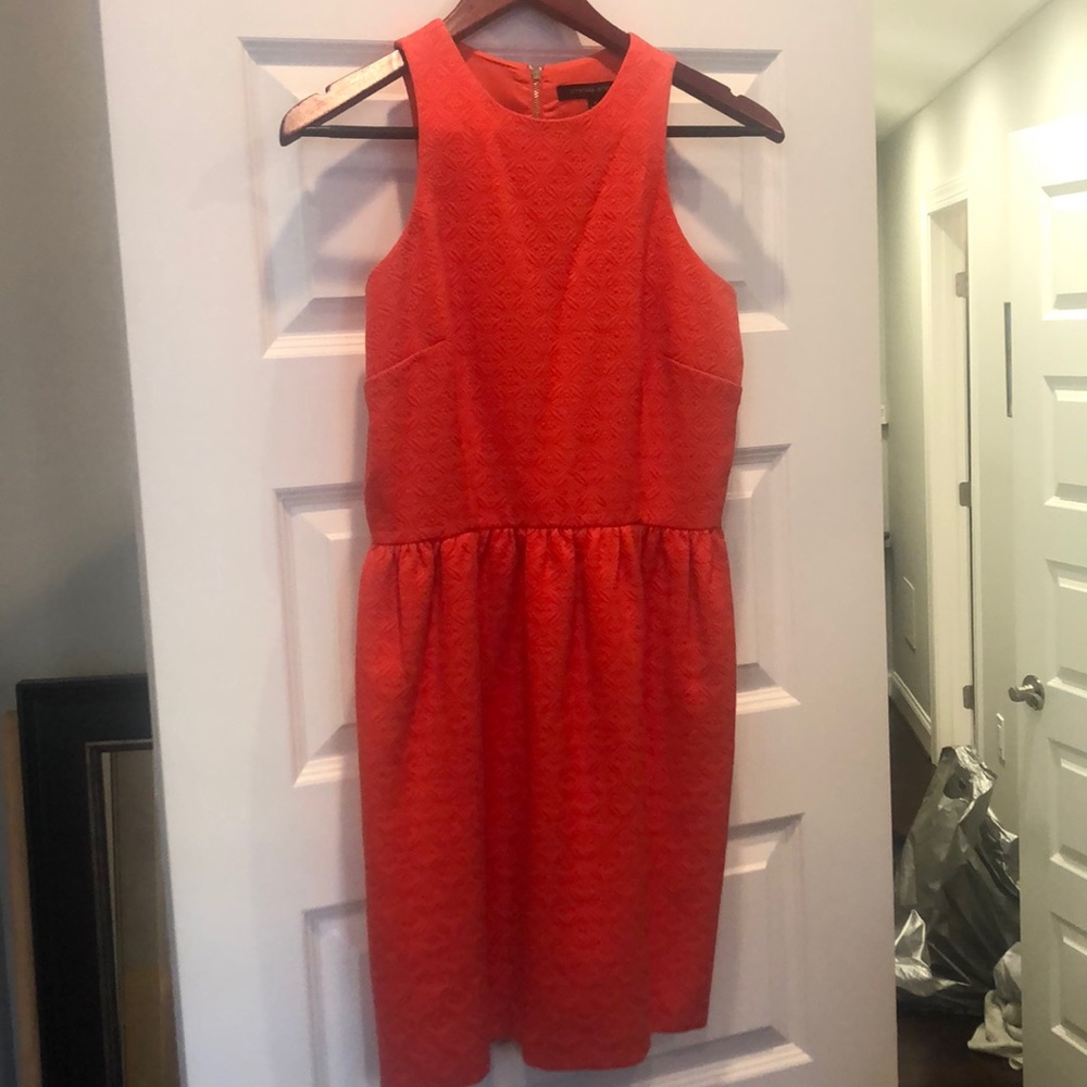 Red orange dress. Size four Cynthia steffe.